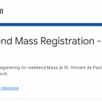 Online registration response