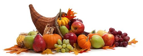 Thanksgiving cornucopia